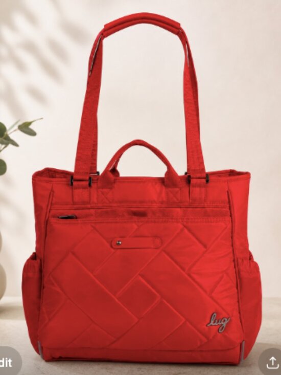 lug Handbags - LUG CABBY POPPY RED